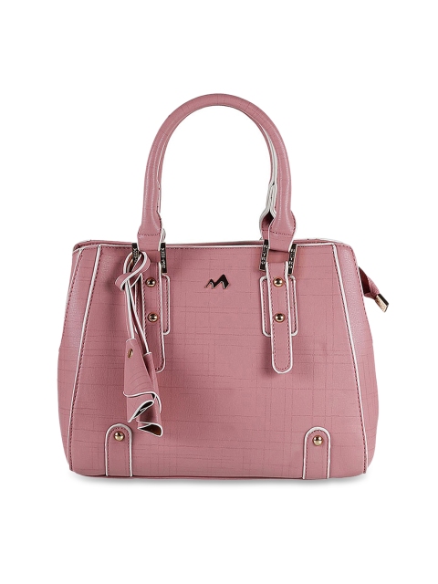 

Metro Pink Textured Handheld Bag