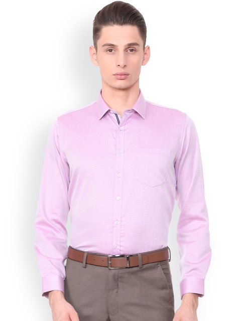 

Van Heusen Men Purple Slim Fit Self Design Formal Shirt