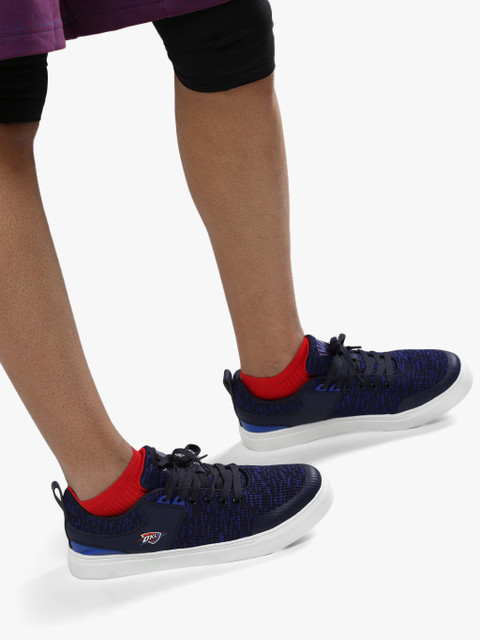

Oklahoma City Thunder Navy Blue Low Top Sneakers