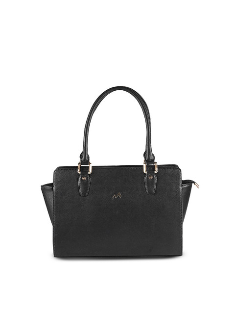 

Metro Black Solid Handheld Bag