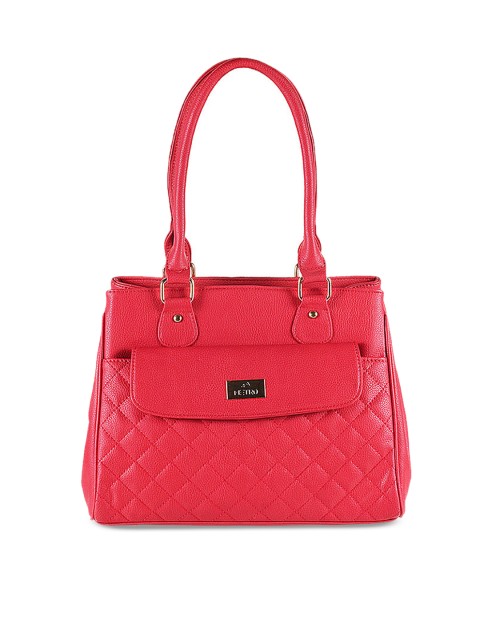 

Metro Red Solid Handheld Bag