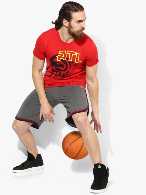 

Altanta Hawks Logo Red Printed Round Neck T-Shirt