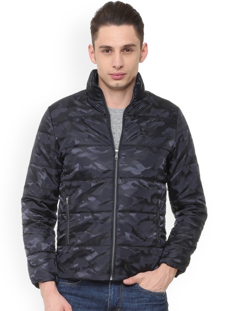 

Van Heusen Sport Men Navy Blue Printed Padded Jacket