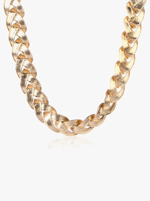 

Golden Round Necklace, Gold