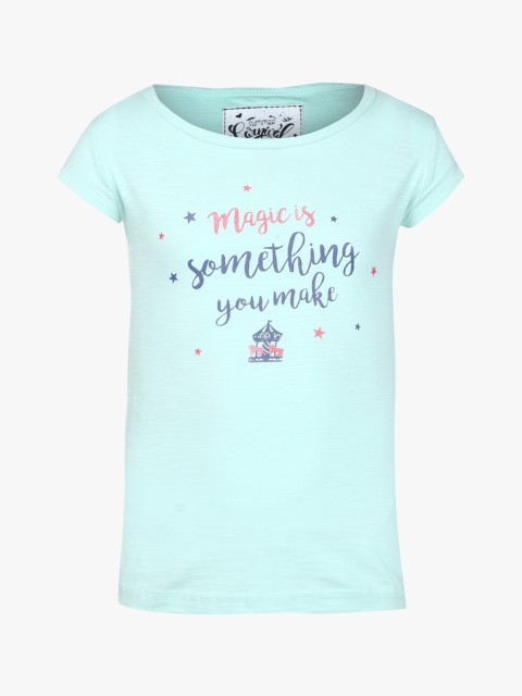 

Turquoise Blue Casual Top