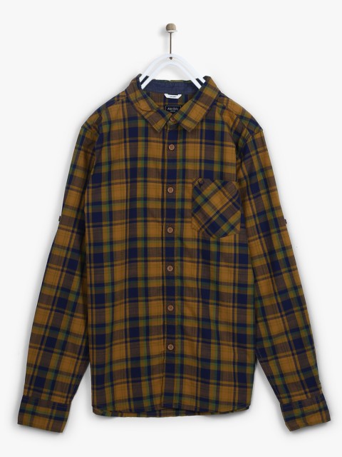 

Mustard Slim Fit Casual Shirt