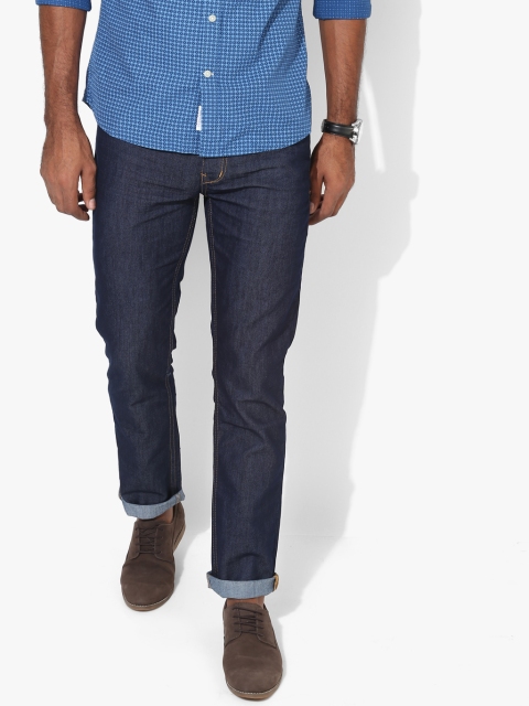 

Blue Solid Slim Fit Chinos