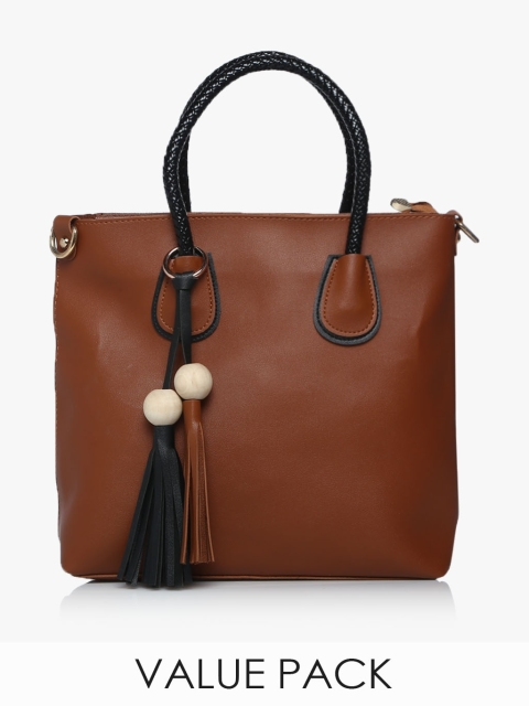 

Tan PU Handbag