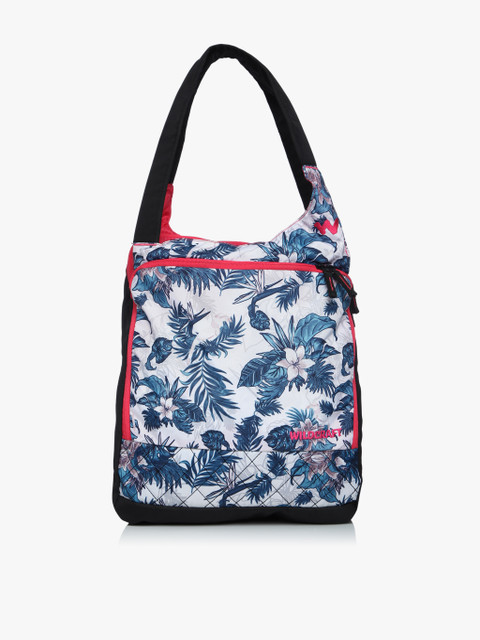 

Blue Synthetic Shopping Bag