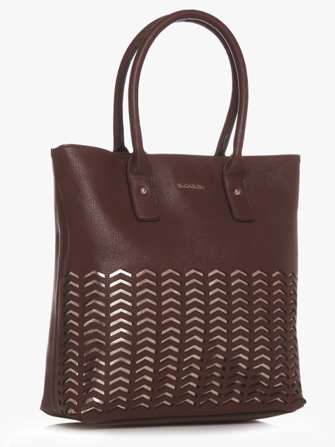 

Freesia Brown Tote Bag
