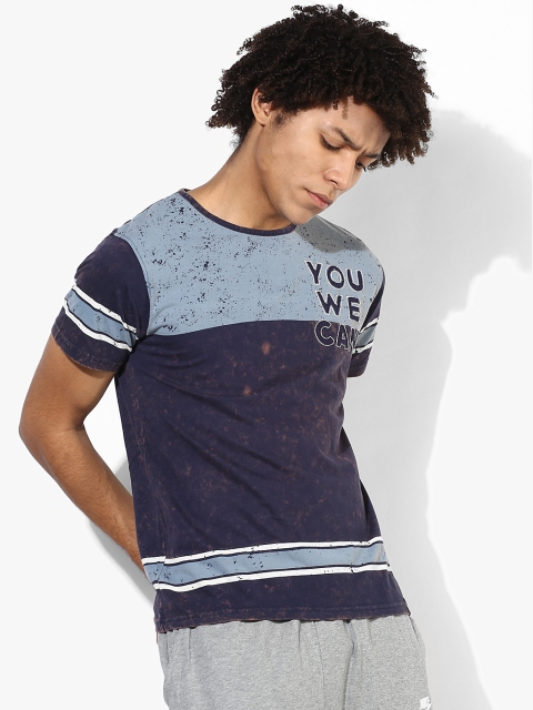

Navy Blue Round Neck T-Shirt