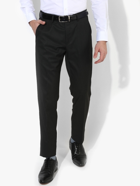 

Charcoal Solid Slim Fit Formal