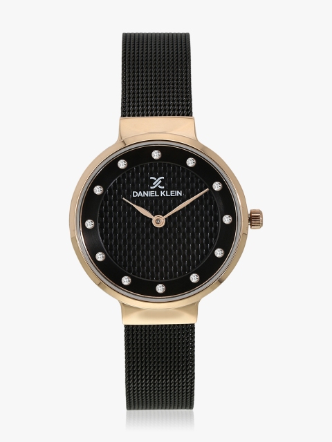

Dk11722-4 Black/Black Analogue Watch