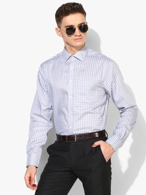 

Grey Checked Regular Fit Casual Shirt