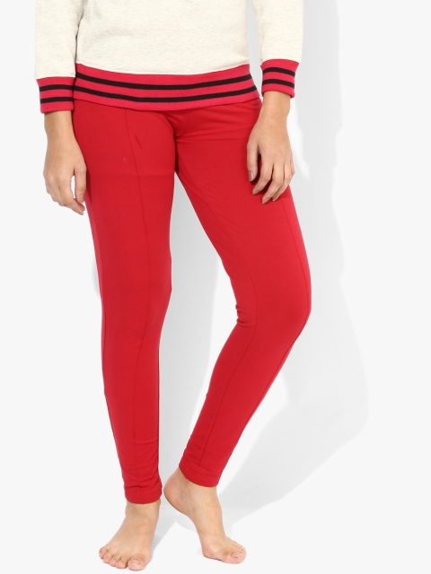 

Red Solid Pant