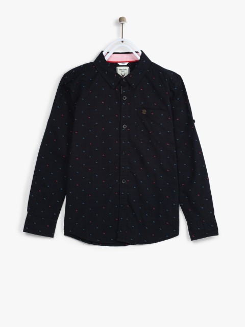 

Black Slim Fit Casual Shirt
