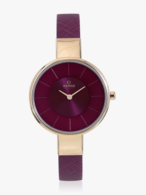 

Sol V149lxvqrd Purple/Purple Analog Watch, Magenta