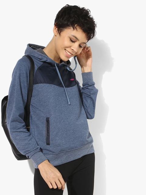 

Ira Blue Solid Hoodie