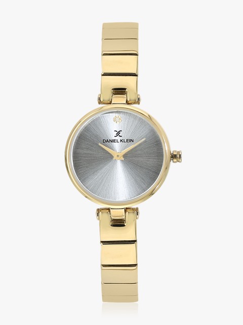 

Dk11682-3 Golden/Silver Analogue Watch, Gold