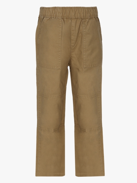 

The Childrens Place Boys Khaki Regular Fit Trousers