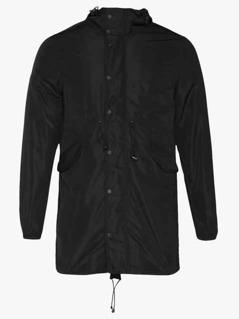 

Black Solid Casual Jacket