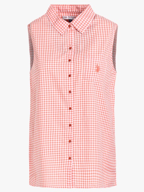 

Orange Checked Regular Fit Shirt