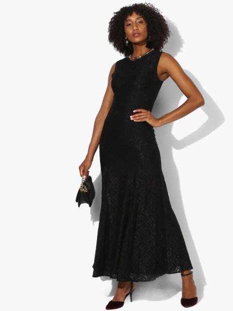 

BCBGeneration Women Black Self Design Maxi Dress