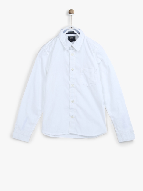 

White Regular Fit Casual Shirt