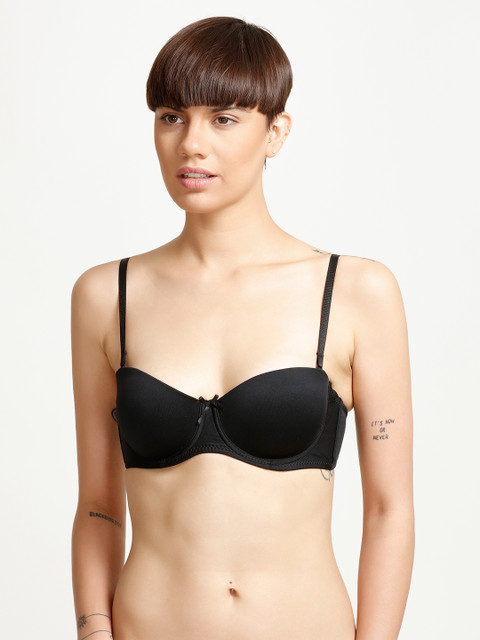 

Lightly Padded Underwired Bra- Black