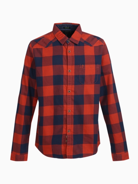 

Red Regular Fit Casual Shirt