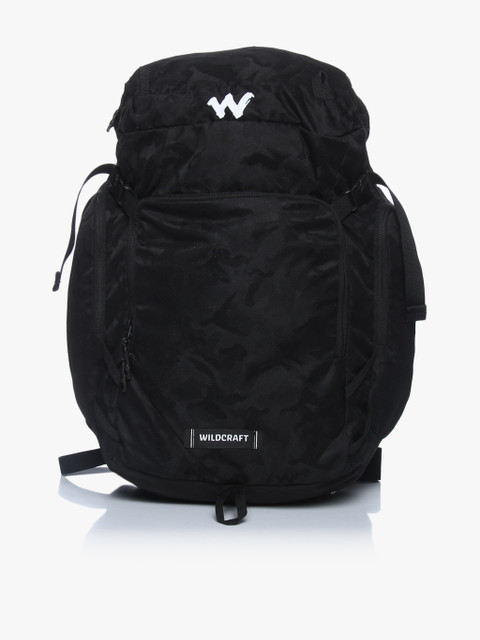 

Wildcraft Unisex Black Solid Backpack