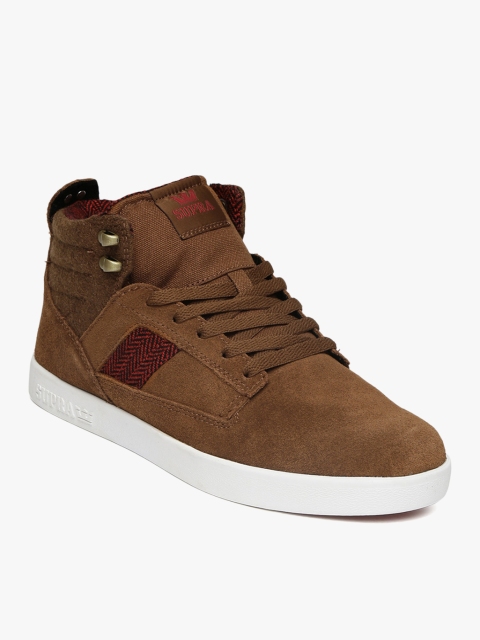 

Supra Men Brown Suede Sneakers