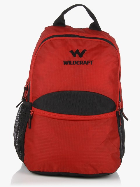 

Unisex Red Solid Backpack