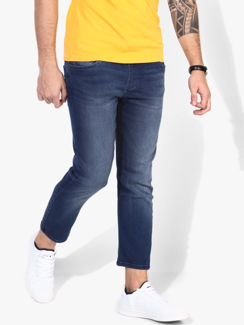 

Blue Mid-Rise Slim Fit Jeans