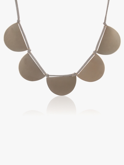 

Golden Round Necklace, Gold