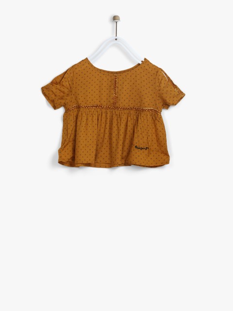 

Mustard Casual Top
