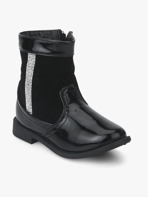 

Calf Length Black Boots