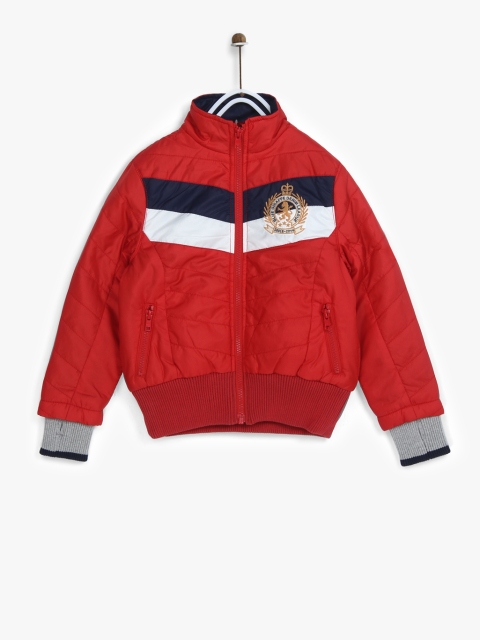 

Red Solid Winter Jacket