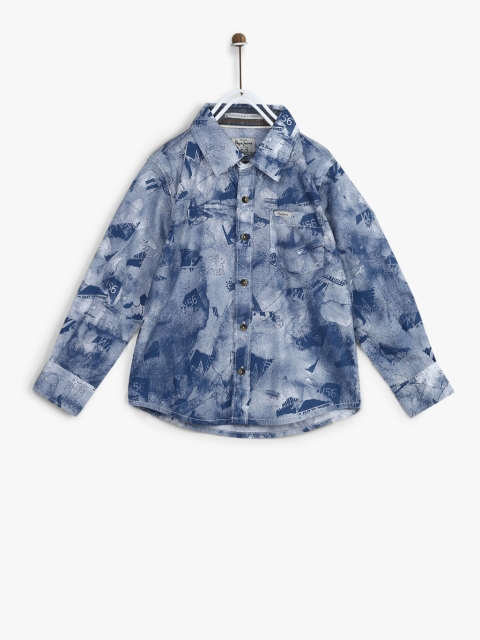 

Blue Regular Fit Casual Shirt