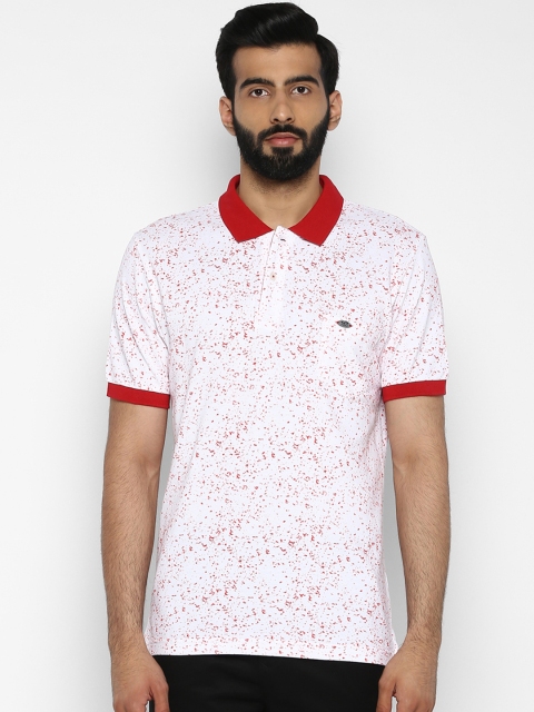 

ColorPlus Men Red Printed Polo Collar T-shirt