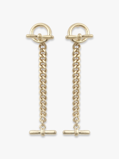 

Golden Metal Danglers And Drop, Gold