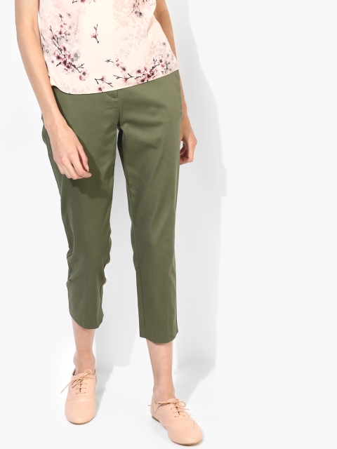 

Olive Solid Slim Fit Chinos