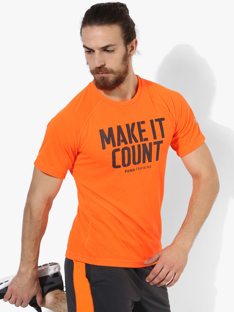 

Dri-Release Ss Orange Round Neck T-Shirt