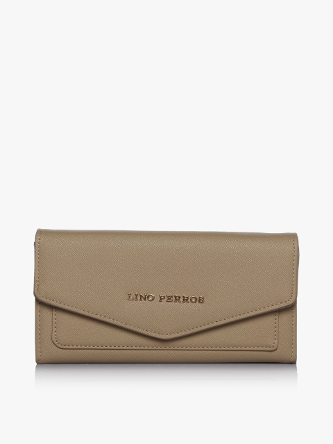 

Beige Polyurethane (Pu) Wallet