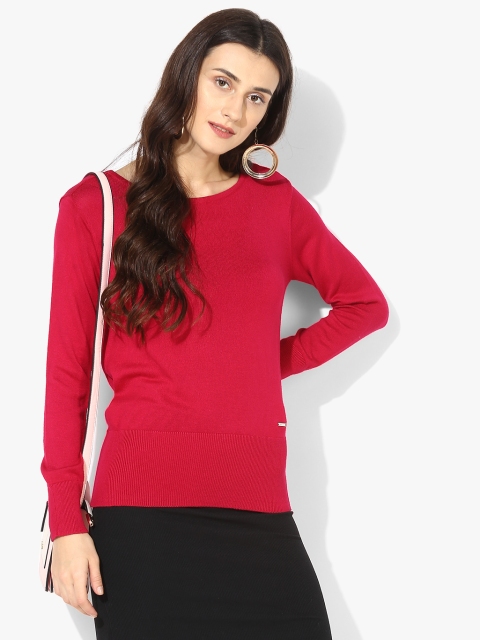 

Pink Solid Blouse