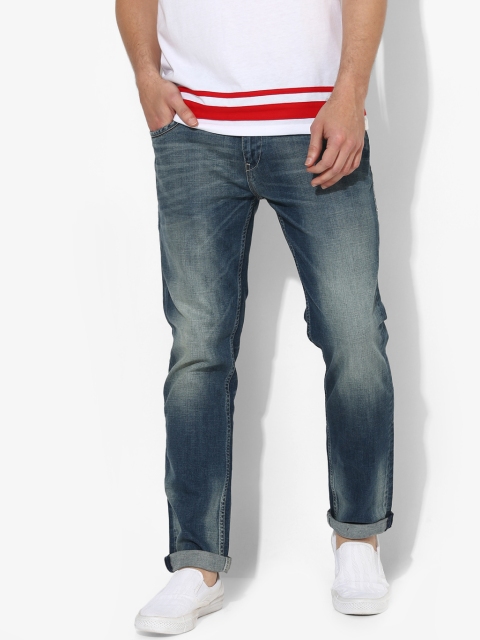 

Blue Washed Regular Fit Jeans