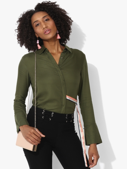 

Olive Solid Shirt