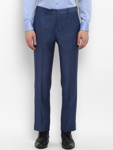

Park Avenue Men Blue Slim Fit Solid Formal Trousers