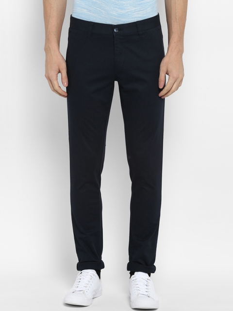 

Parx Men Blue Slim Fit Solid Regular Trousers