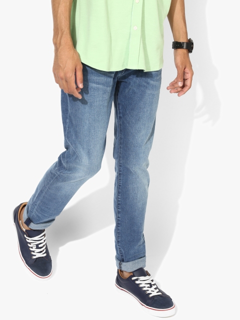 

Blue Washed Low Rise Slim Fit Jeans